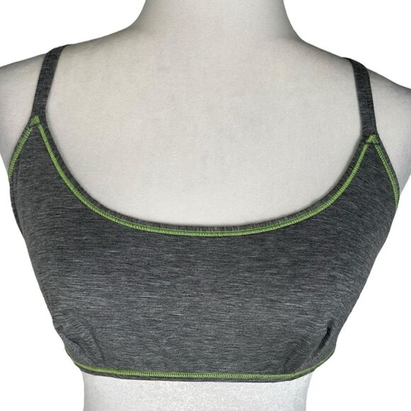 Parade Grey & Lime Green Vintage Soft Scoop Comfy Bralette - Picture 3 of 8